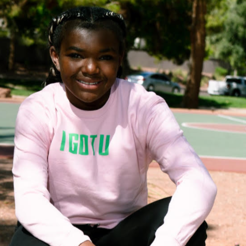Girls Pink Swearshirt