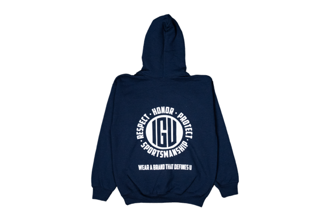 Blue Youth I GOT U® Hoodie White Logo