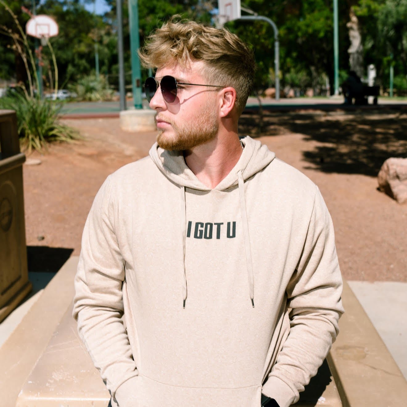 Men's Lightweight Military Desert I GOT U® Hoodie