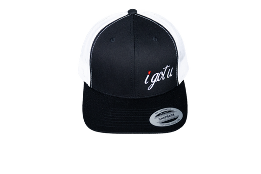 I GOT U® Lower Case Cursive Logo Black Hat