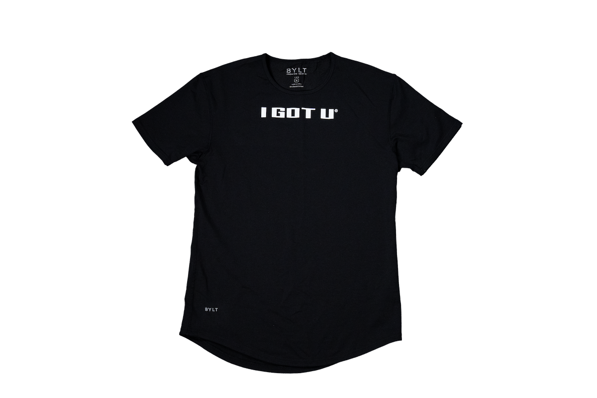 Men's I GOT U® Black BYLT Drop-Cut Shirt