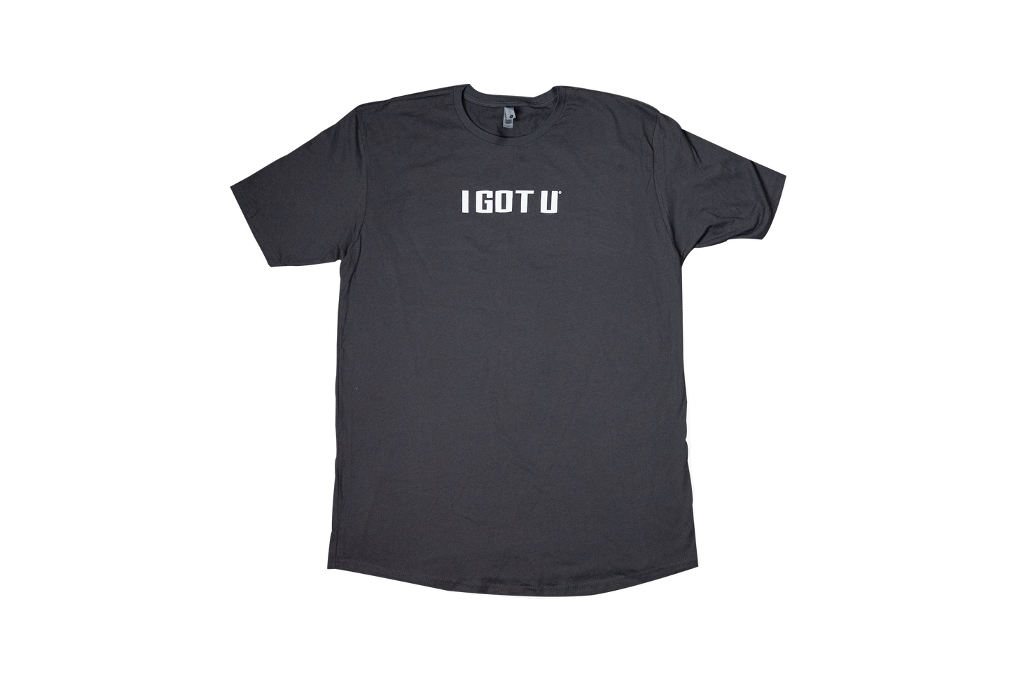 Men's I GOT U® Dark Grey Drop-Cut Shirt