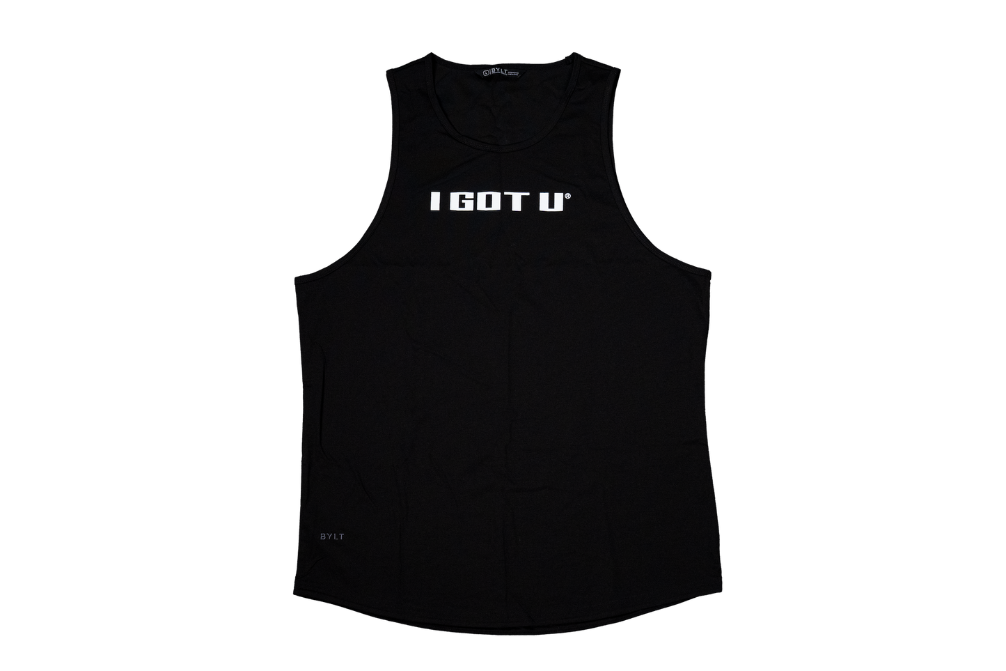 Men's I GOT U® Black BYLT Drop-Cut Tank