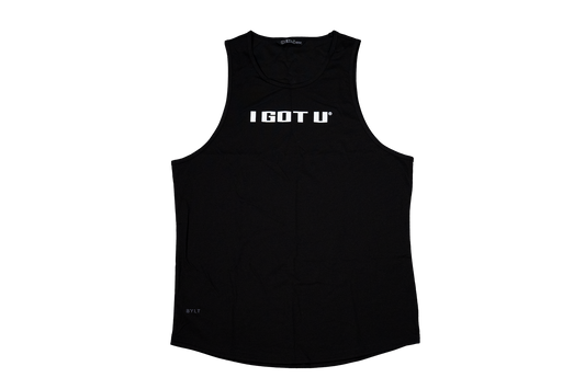 Men's I GOT U® Black BYLT Drop-Cut Tank