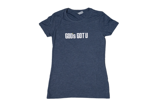 Women’s  GOD’s GOT U® Blue-Grey T Shirt